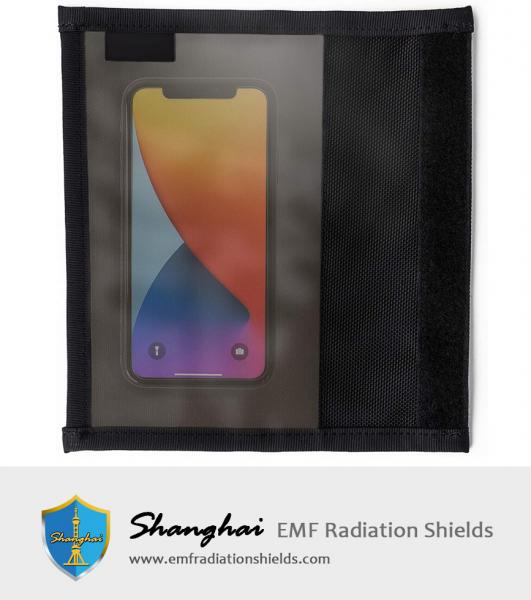 Handy-Faraday-Tasche mit Fenstersignalblockierung, Anti-Tracking, Anti-Spying, EMP-Schutz für Handys