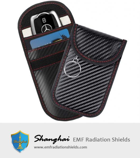 Faraday Tasche für Schlüsselanhänger Signalblockierung Auto Schlüsselanhänger Tasche, RFID Schlüsselanhänger Protecto