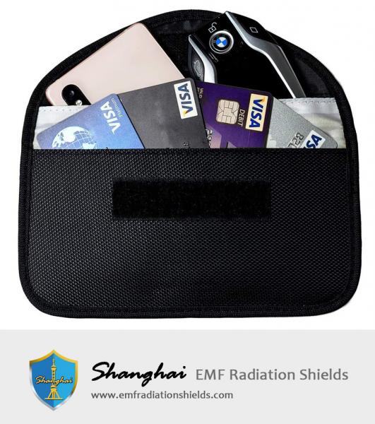 Sac Faraday, sac de blocage de signal RFID, téléphone portable de sac Faraday, protecteur de porte-clés de voiture, sac Faraday pour téléphone
