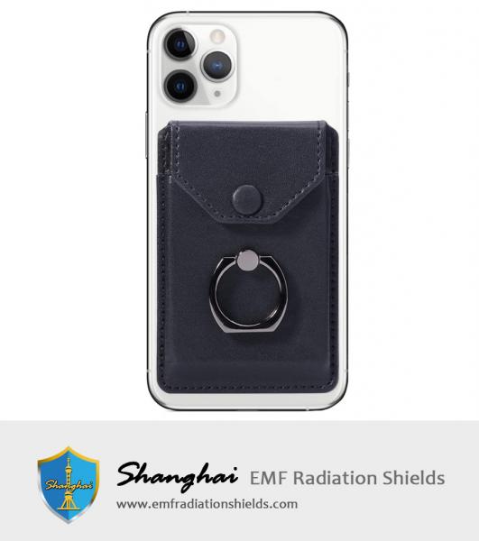 RFIDブロッキングスリーブ携帯電話スリムレザーウォレット