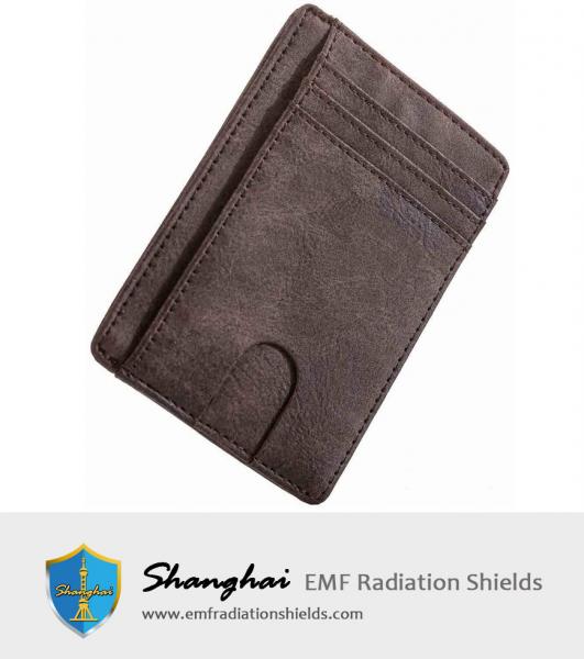 슬림 지갑 신용 카드 소지자 더블 RFID 차단 가죽 카드 지갑